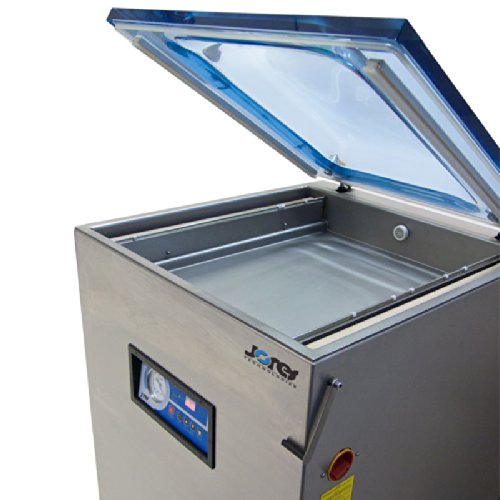 JORESTECH Vacuum Chamber Packaging Machine Floor Model with Two 20" Seal Bars Silver