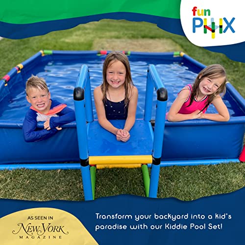 Funphix Buildable Plastic Kiddie Pool for Kids Ages 8-12