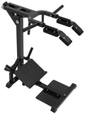 French Fitness Leverage Squat & Calf Machine Black