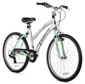 KENT Pomona Dual Suspension Comfort Bike 26inch Mint Green/Silver