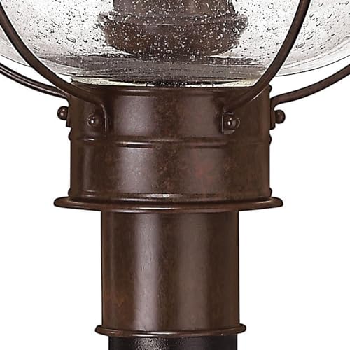 Hinkley Rustic Four Light Post Top/Pier Mount Cape Cod Collection Sienna Bronze
