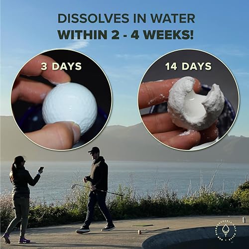 Biodegradable Golf Balls White