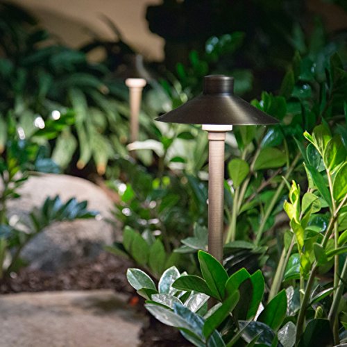 Aquascape Path and Area LED Landscape Light 6-Pack Antique Bronze Brown