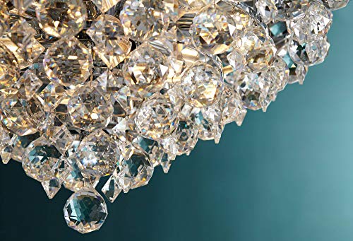 Vienna Full Spectrum Essa Chrome Pendant Chandelier 20" Wide Silver