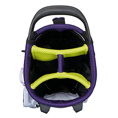Callaway Golf 2021 Chev Stand Bag White/Purple/Yellow