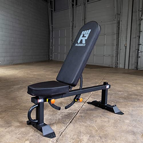 Rugged Strength & Fitness Half Rack with Extended Package Black