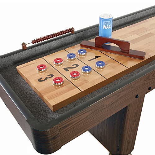 Blue Wave Shuffleboard - Walnut