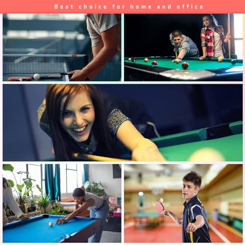LWDUDE Upgraded 5.5 FT Portable Pool Table Blue