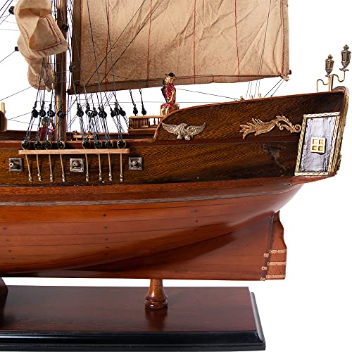 Old Modern Handicrafts Pirate Ship Model Exclusive Edition Brown