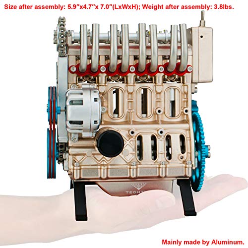 DjuiinoStar Vehicle Engine Model Kit 4-Cylinder DM13-1