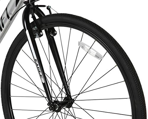 Dynacraft Alpine Eagle 700C 40CM Aluminum Frame Hybrid Bike Silver