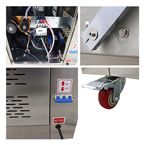 LGXEnzhuo Double Chamber Vacuum Packaging Sealer for Food Saver 110V 1500W