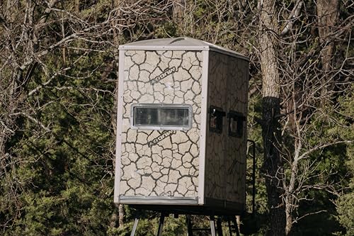 MUDDY Striker Box Blind Steel Wall Construction Cracked MUD CAMO Multi