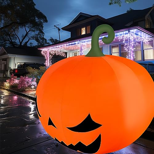 OZIS Giant 26Ft Premium Inflatable Pumpkin Decoration with Blower Orange