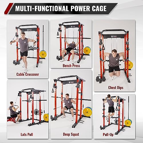 MAJOR LUTIE Fitness Power Cage Red
