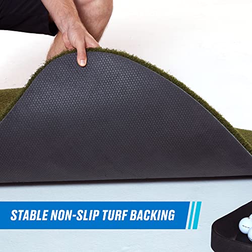 Fiberbuilt Golf Hourglass Hitting Mat Green
