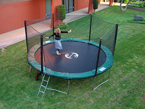 Best Trampoline USA Galactic Xtreme 14 FT Round Trampoline with Net Enclosure