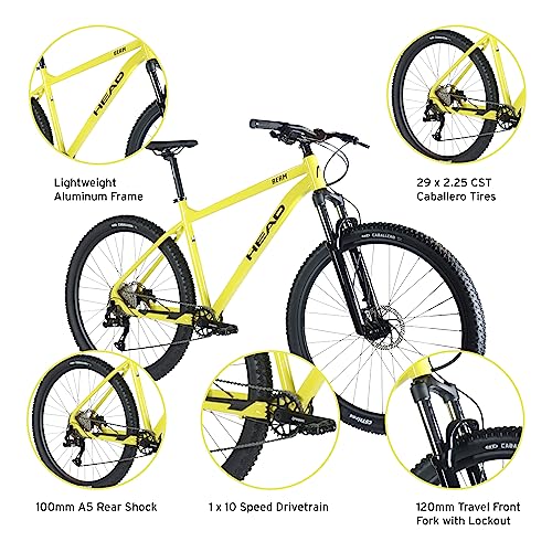 HEAD Berm 29er Mountain Bike Yellow