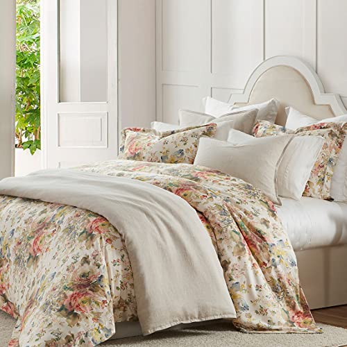 H HIEND ACCENTS Floral Bedding Jardin Lyocell King Comforter Set Salmon