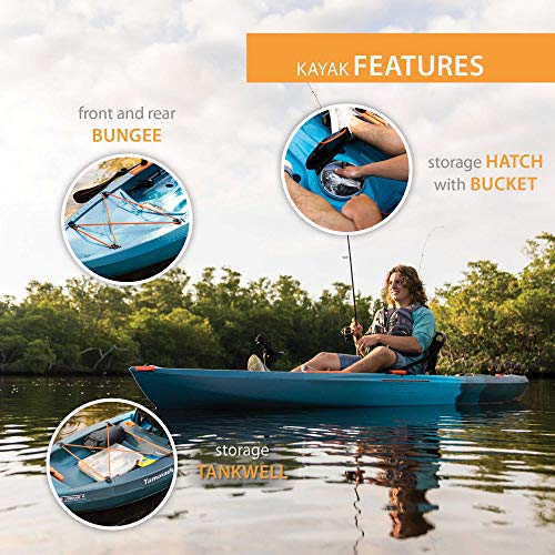 Lifetime Tamarack Pro 103 Sit-On-Top Kayak Greenish Blue