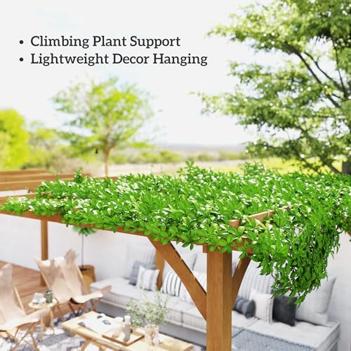 Outsunny 20' x 10' Outdoor Pergola Wood Gazebo Dark Brown
