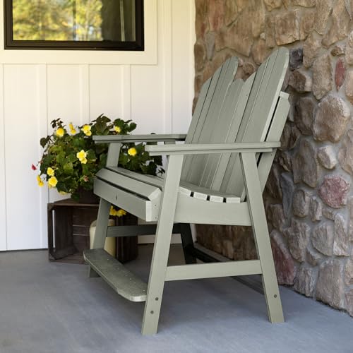 Highwood Hamilton 4ft Counter Height Adirondack Bench Eucalyptus