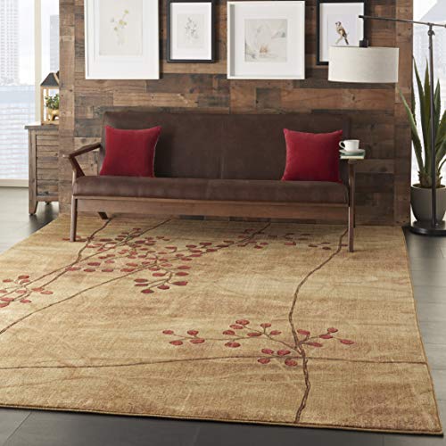Nourison Somerset Rustic Area Rug 9'6" x 13' Latte
