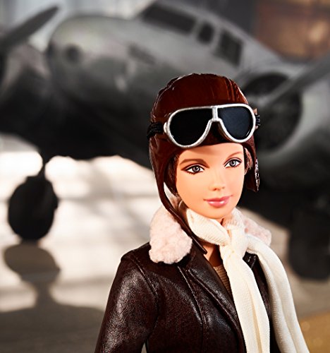 Barbie Inspiring Women Series Amelia Earhart Doll Brown