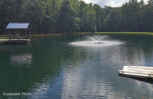 Fawn Lake Fountains 1/2, 3/4, 1 HP Floating Fountains Black