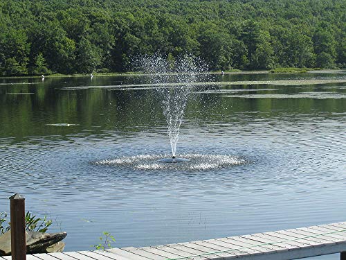 Fawn Lake Fountains Pond Fountain Model SF25 with 7 Patterns, 1/3 HP Pump, 100ft Cable Flf Sf25