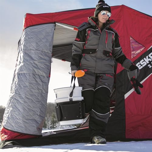 Eskimo Eskape 2600 Insulated 2 Person Ice Fishing Shelter Red
