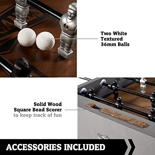 Hall of Games Kinwood 56" Foosball Table Wood Grain/Cement