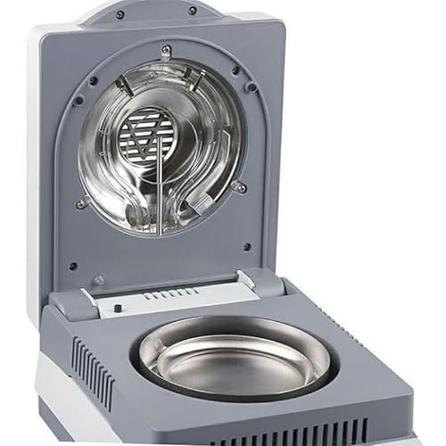 GOYOJO Moisture Meter 0.01% Readability 0-100% Range 50g/100g Capacity Auto/Timed Heating Mode