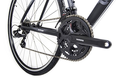 Tommaso Sorrento Shimano Tourney Hybrid Fitness Bike Matte Black/Grey