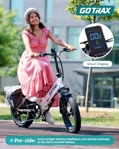 Gotrax R2 20" Folding Electric Bike White