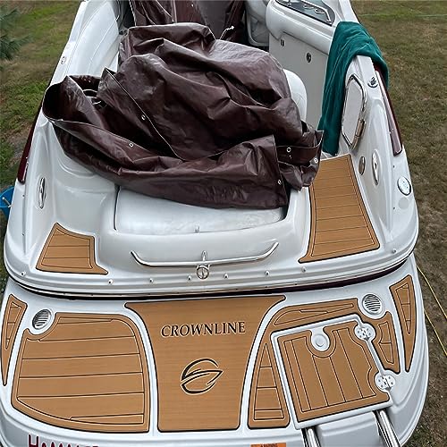 Zomanon Boat EVA Faux Teak Decking Floor Pad Mat for 2002 Crownline LPX Limited - Multiple Color Options