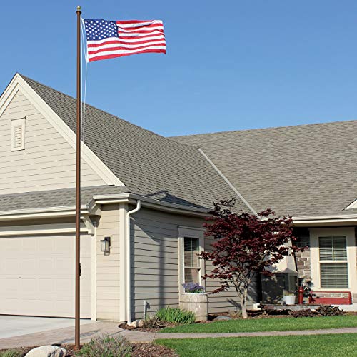 Eder Flag Special Budget 25 Foot 4 PC Bronze Anodized Flagpole