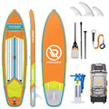 iROCKER Cruiser Inflatable Stand Up Paddle Board Orange