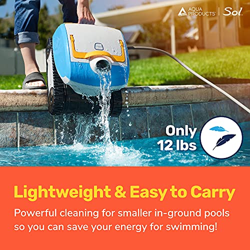 Aqua Products Sol Robotic Pool Cleaner for Inground Pools up to 36ft Multi-Colored
