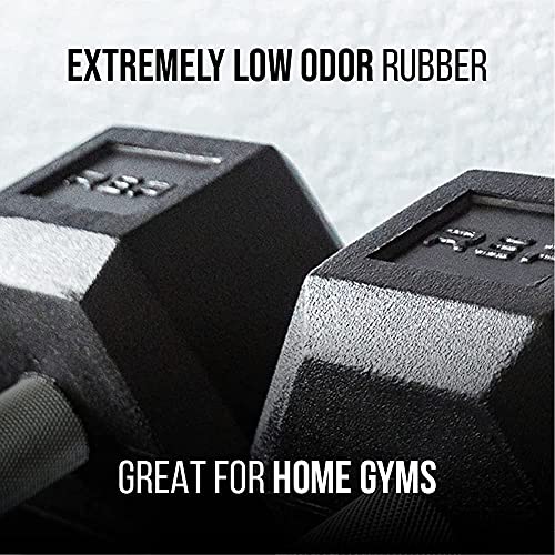 REP Rubber Hex Dumbbell Set 5-75 lb Low Odor Set B