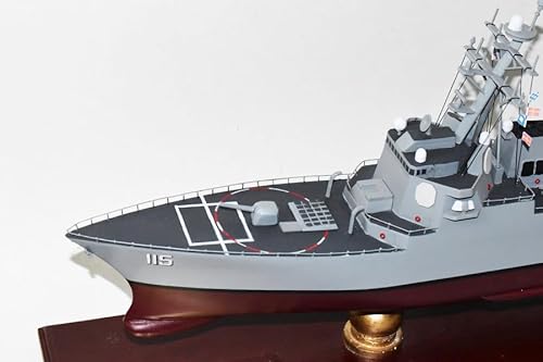Squadron Nostalgia LLC USS Rafael Peralta DDG-115 24-Inch Mahogany Model