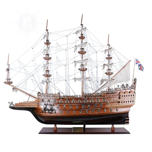 Old Modern Handicrafts Sovereign of The Seas Ship Model Natural Wood
