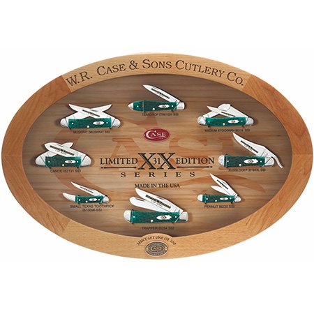 Case Limited Edition Mint Set Eight Hunting Knives 3X-Large