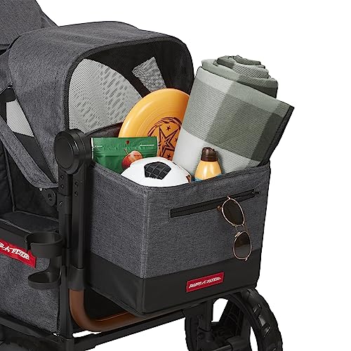 Radio Flyer Voya 2-Seater Stroller Wagon Gray