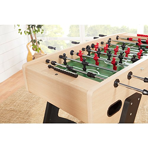 Playcraft Milan - European Style Foosball Table Light Maple