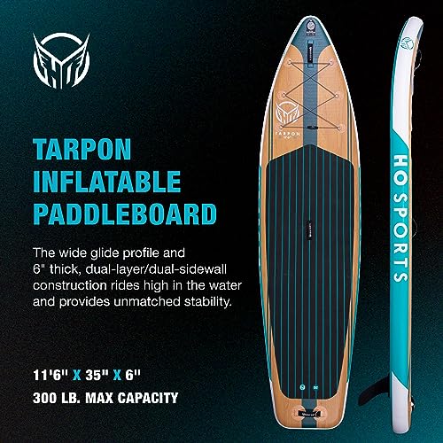 HO Sports Tarpon Inflatable Paddleboard iSUP Multi-color
