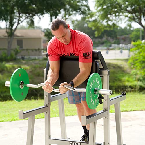 Valor Fitness Standing Preacher Curl Bench Station for Bicep Arm Curling - CB-5 Standing Preacher Curl Station