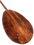 Tikimaster Ultimate Burl Curl Koa Paddle 60 in Steersman Hawaiian Yellow