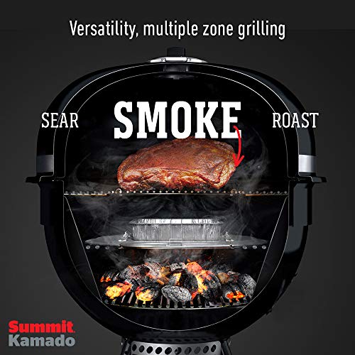 Weber Summit Kamado E6 Charcoal Grill Black