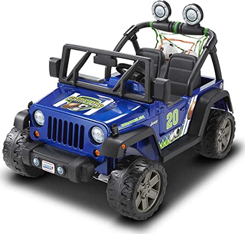 Power Wheels Gameday Jeep Wrangler Ride-On Toy Multicolor